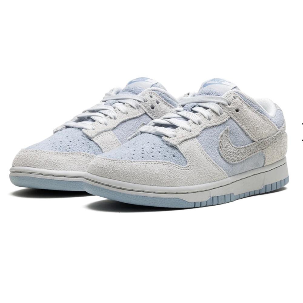 NEW - Nike Dunk Low “Suede” Photon Dust/Light Armory Blue - Women 11/Men 9.5